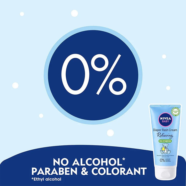 Nivea Baby Relieving Diaper Rash Cream With Pro-Vitamin B5 100ml - Easy Pharmacy LLC