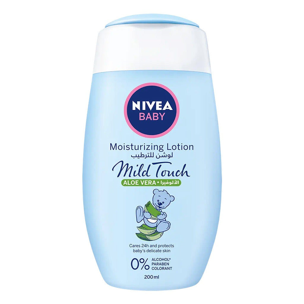 Nivea Baby Mild Touch Aloe Vera Moisturizing Lotion 200ml - Easy Pharmacy LLC