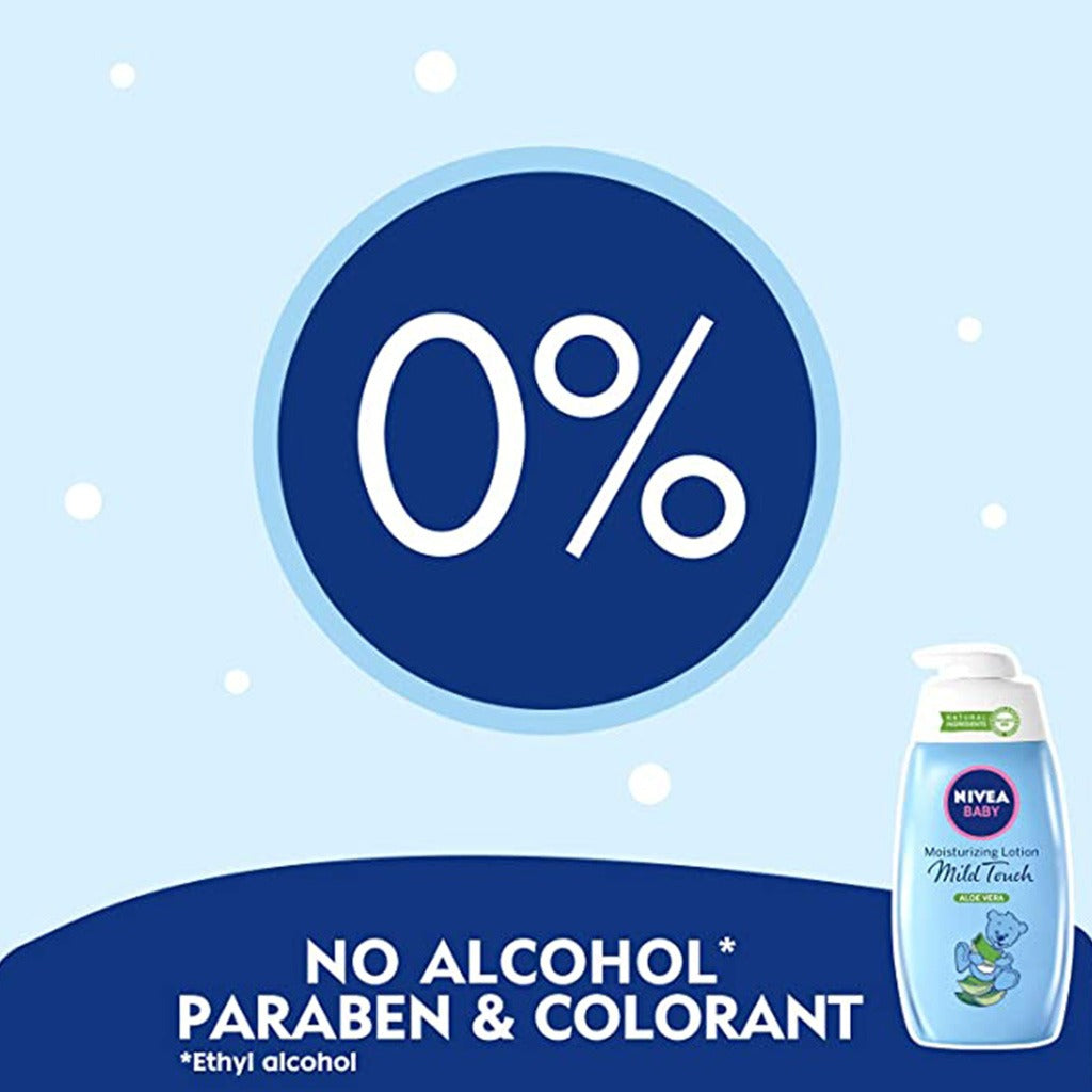 Nivea Baby Mild Touch Aloe Vera Moisturizing Lotion 200ml - Easy Pharmacy LLC