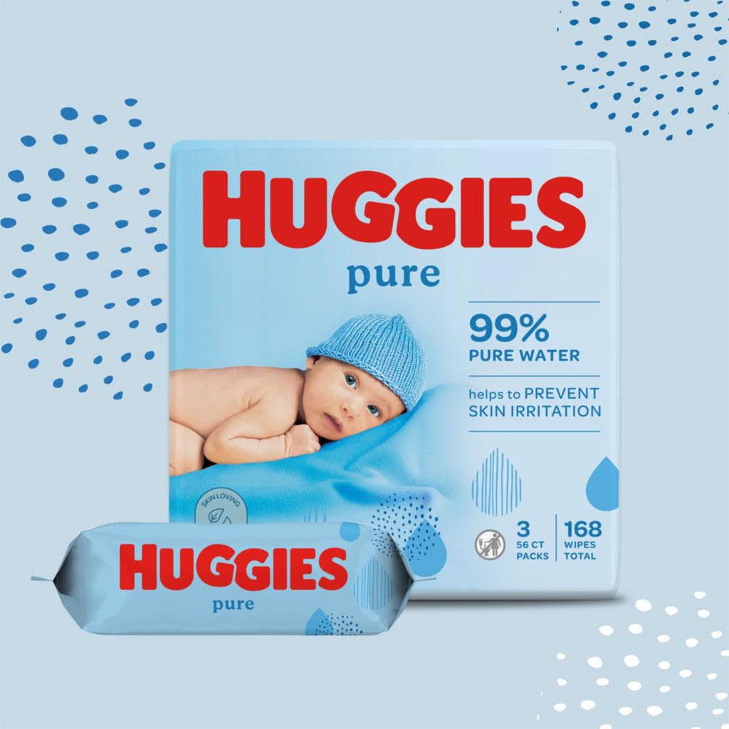 Huggies Pure Cleansing Baby Wet Wipes, Pack of 168's - Easy Pharmacy LLC