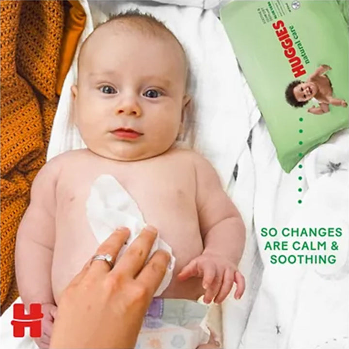 Huggies Natural Care Baby Wet Wipes With Aloe Vera, Pack of 56's - Easy Pharmacy LLC