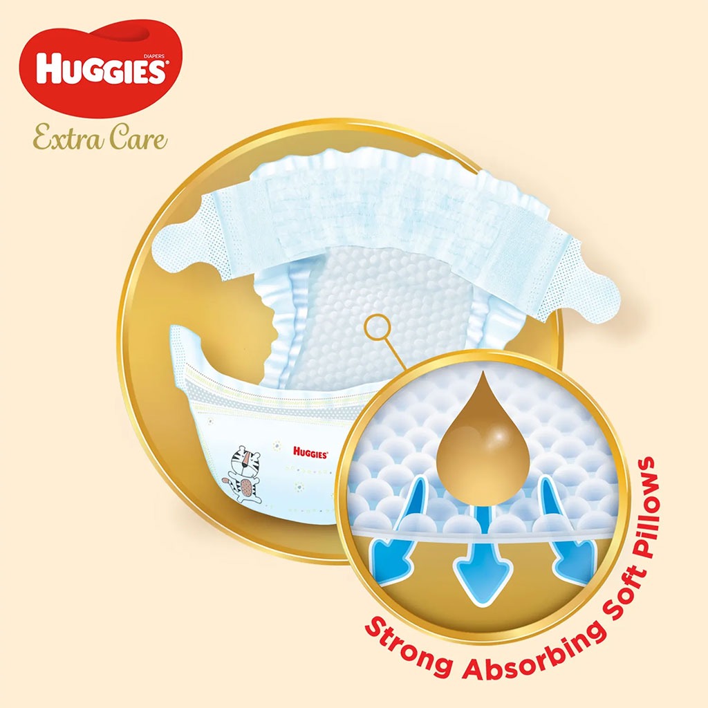 Huggies Extra Care Baby Diapers, Size 6, 15+Kg, Jumbo Pack of 2 x 42's - Easy Pharmacy LLC