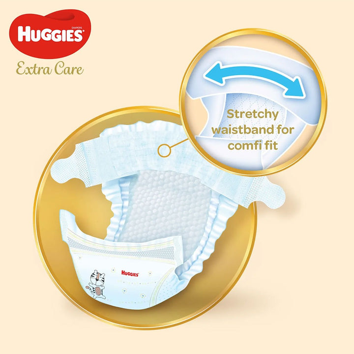 Huggies Extra Care Baby Diapers, Size 6, 15+Kg, Jumbo Pack of 2 x 42's - Easy Pharmacy LLC
