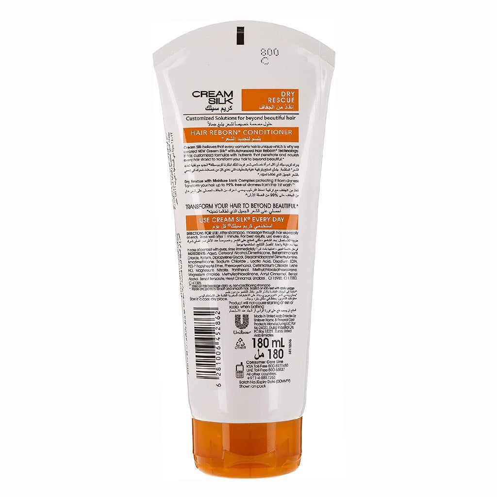 Creamsilk Dry Rescue Hair Reborn Conditioner 180ml - Easy Pharmacy LLC