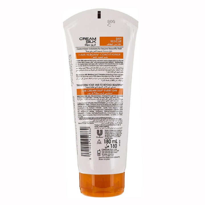Creamsilk Dry Rescue Hair Reborn Conditioner 180ml - Easy Pharmacy LLC