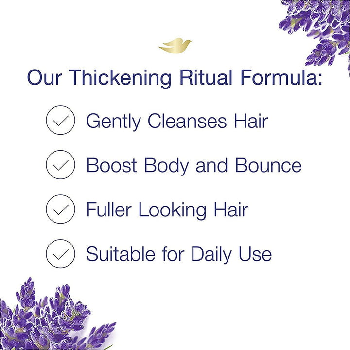 Dove Nourishing Secrets Thickening Ritual Shampoo With Lavender Oil And Rosemary Extracts 400ml - Easy Pharmacy LLC