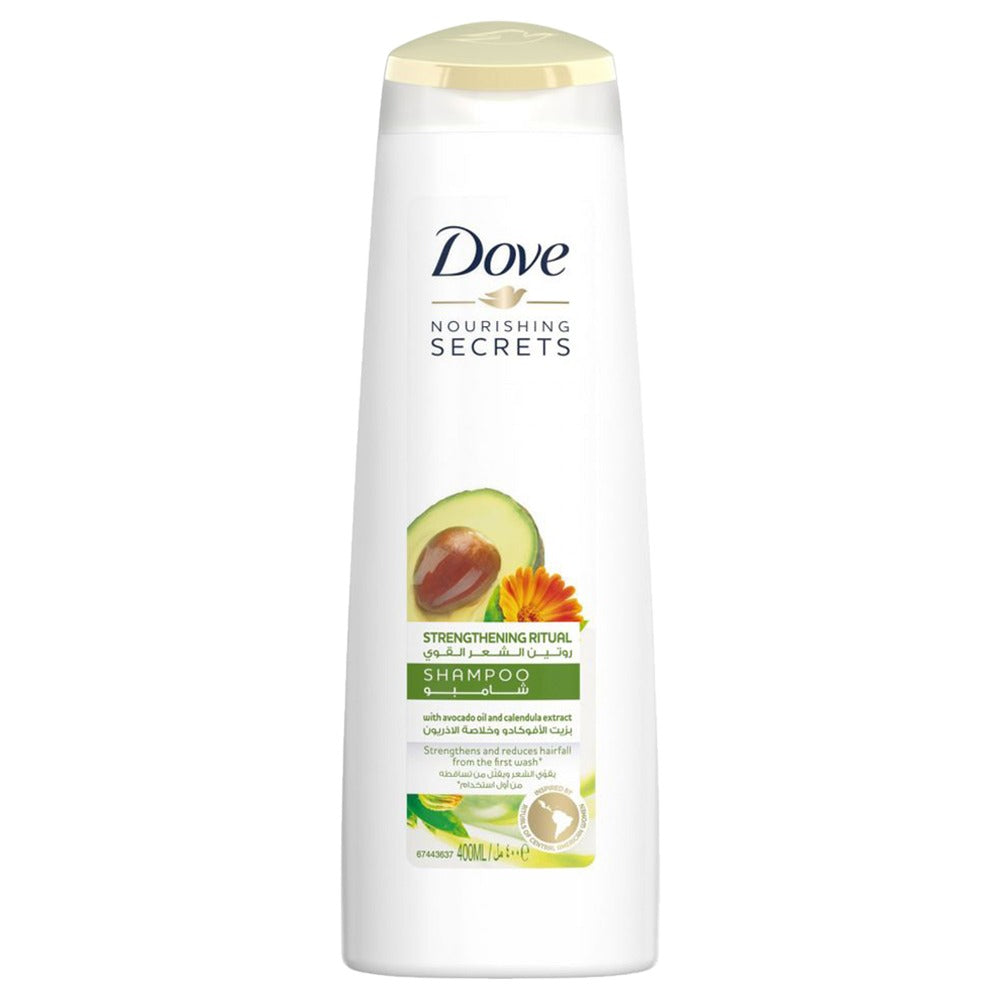 Dove Nourishing Secrets Strengthening Ritual Shampoo With Avocado Oil And Calendula Extracts 400ml - Easy Pharmacy LLC