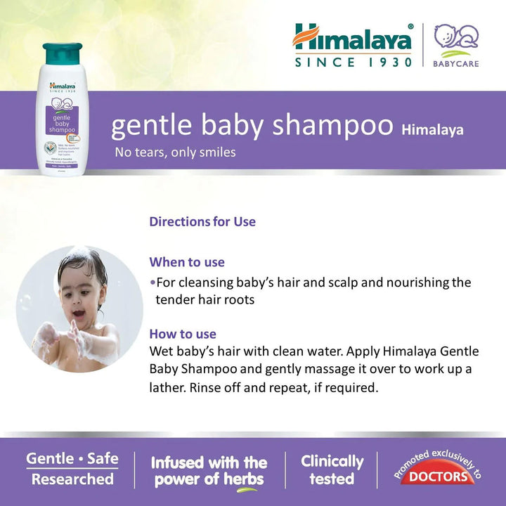 Himalaya Gentle Baby Shampoo With Hibiscus & Chickpea 200ml - Easy Pharmacy LLC