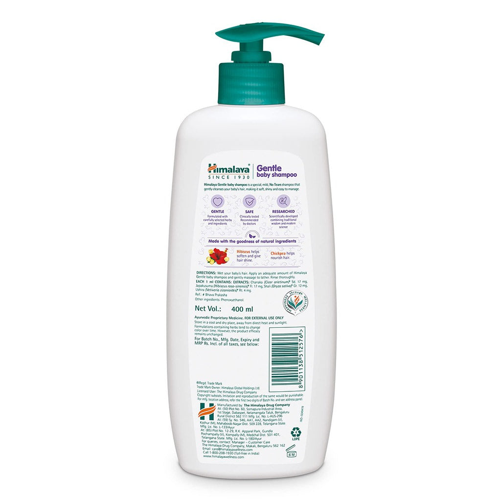Himalaya Gentle Baby Shampoo With Hibiscus & Chickpea 400ml - Easy Pharmacy LLC