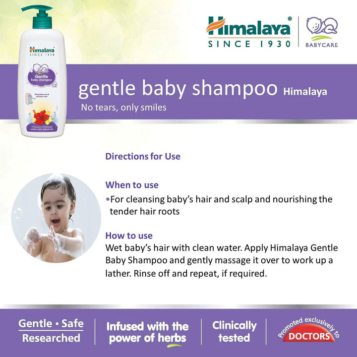 Himalaya Gentle Baby Shampoo With Hibiscus & Chickpea 400ml - Easy Pharmacy LLC
