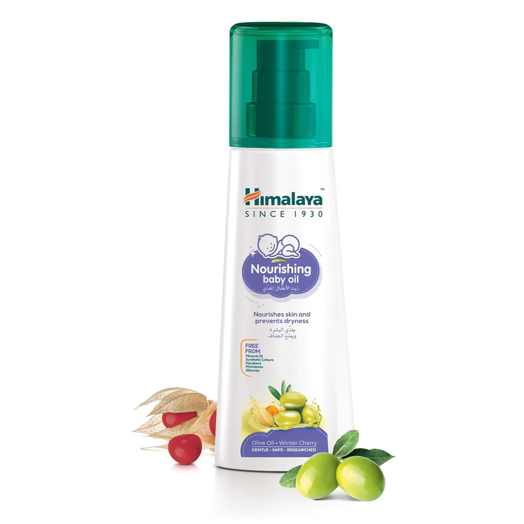 Himalaya Nourishing Baby Oil With Olive Oil and Winter Cherry 200ml - Easy Pharmacy LLC