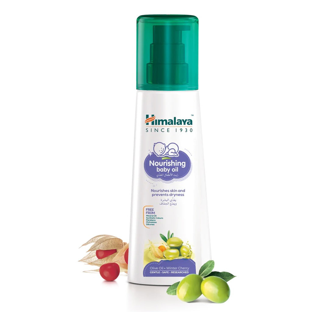 Himalaya Nourishing Baby Oil With Olive Oil and Winter Cherry 300ml - Easy Pharmacy LLC