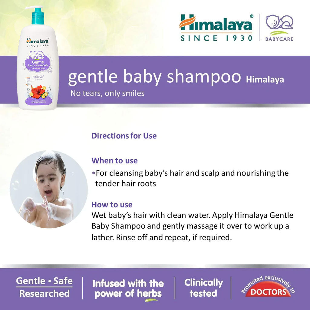 Himalaya Gentle Baby Shampoo With Hibiscus & Chickpea 800ml - Easy Pharmacy LLC