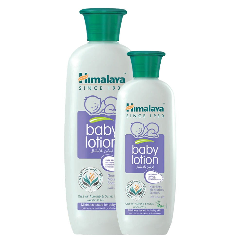 Himalaya Baby Lotion With Olive And Almond Oil 400ml + 200ml FREE PROMO PACK - Easy Pharmacy LLC