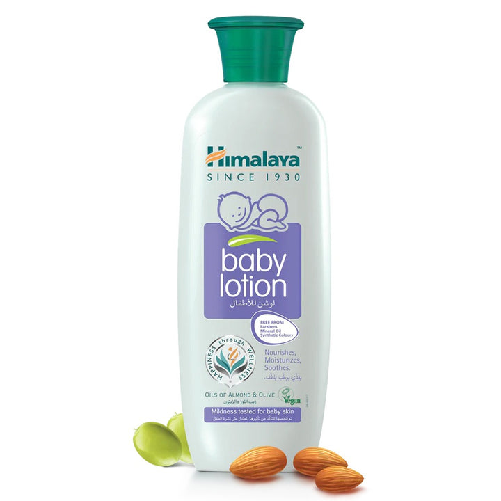 Himalaya Baby Lotion With Olive And Almond Oil 400ml + 200ml FREE PROMO PACK - Easy Pharmacy LLC