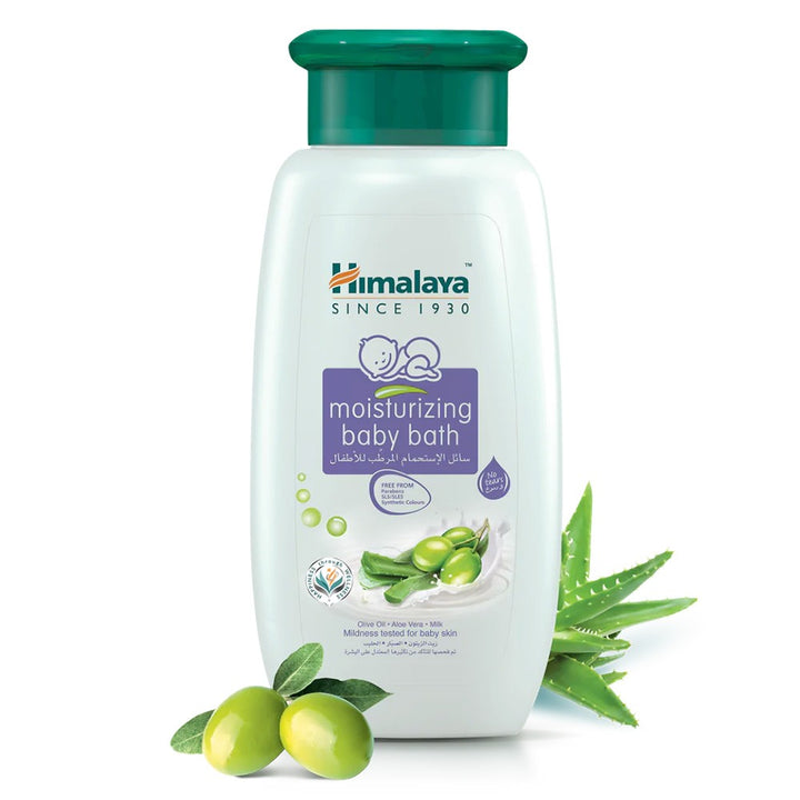 Himalaya Moisturizing Baby Bath With Olive Oil & Aloe Vera 400ml - Easy Pharmacy LLC