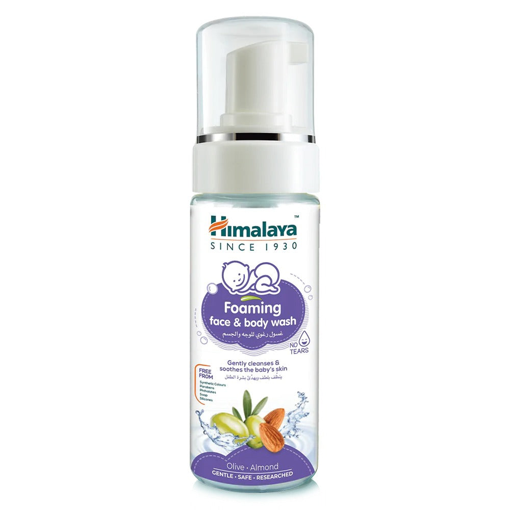 Himalaya Baby Foaming Face & Body Wash 250ml - Easy Pharmacy LLC