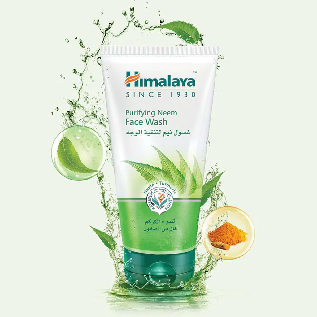 Himalaya Purifying Neem Face Wash With Turmeric 150ml - Easy Pharmacy LLC