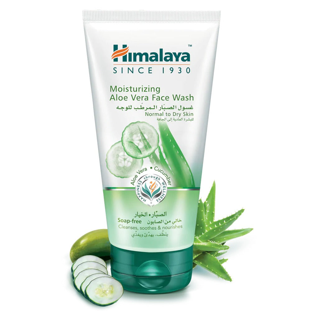 Himalaya Aloe Vera Moisturizing Face Wash 150ml - Easy Pharmacy LLC