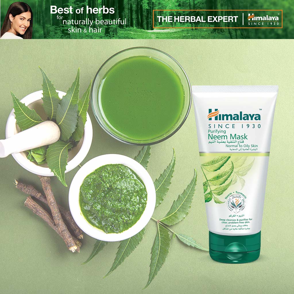 Himalaya Purifying Neem Face Mask With Turmeric 150ml - Easy Pharmacy LLC