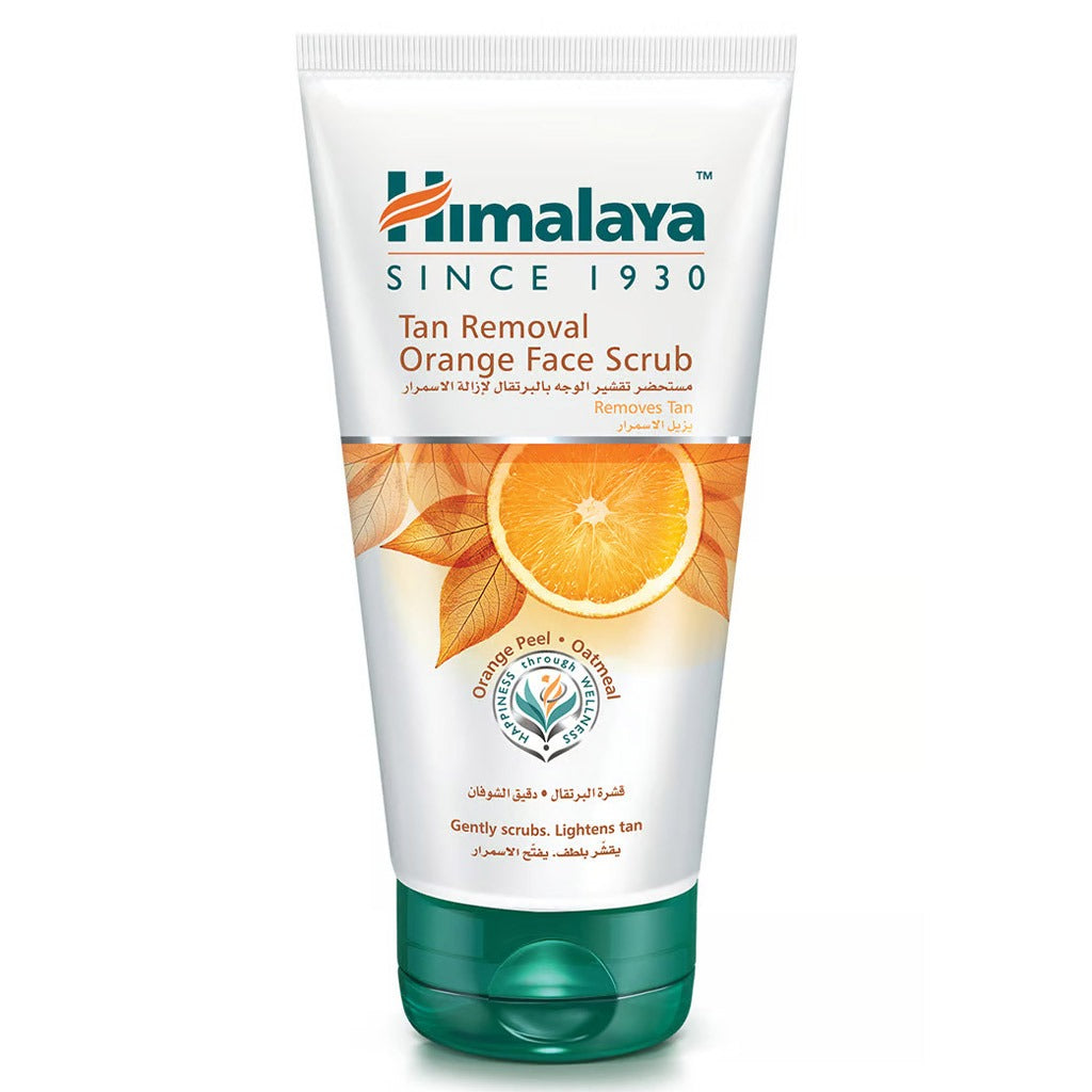 Himalaya Tan Removal Orange Face Scrub With Orange Peel And Oatmeal 150ml - Easy Pharmacy LLC