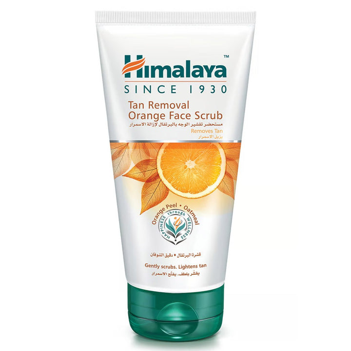 Himalaya Tan Removal Orange Face Scrub With Orange Peel And Oatmeal 150ml - Easy Pharmacy LLC