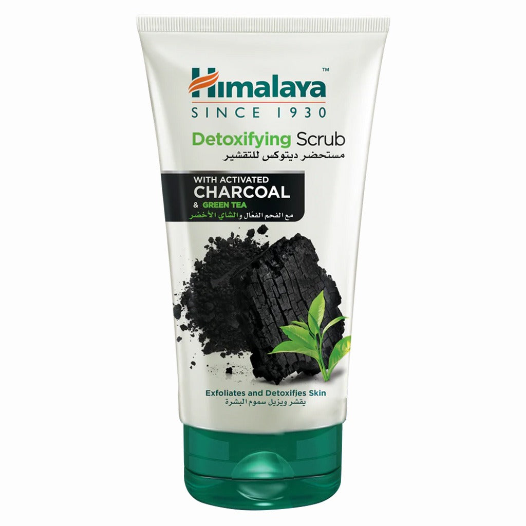 Himalaya Detoxifying Face Scrub With Activated Charcoal and Green Tea 150ml - Easy Pharmacy LLC