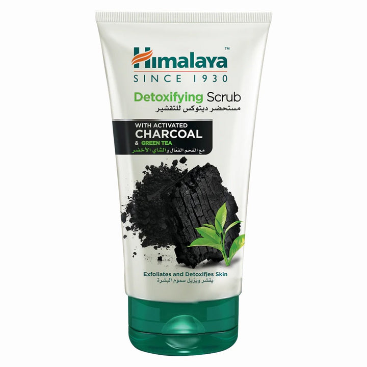 Himalaya Detoxifying Face Scrub With Activated Charcoal and Green Tea 150ml - Easy Pharmacy LLC