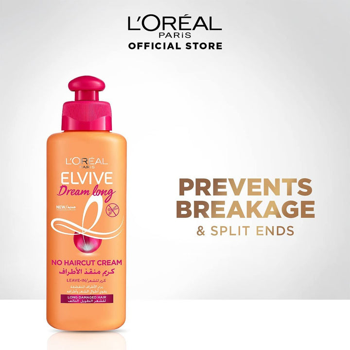 Loreal Elvive Dream Long No Haircut Cream For Long Damaged Hair 200ml - Easy Pharmacy LLC