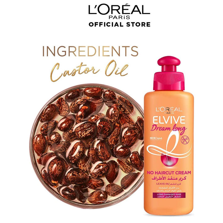 Loreal Elvive Dream Long No Haircut Cream For Long Damaged Hair 200ml - Easy Pharmacy LLC