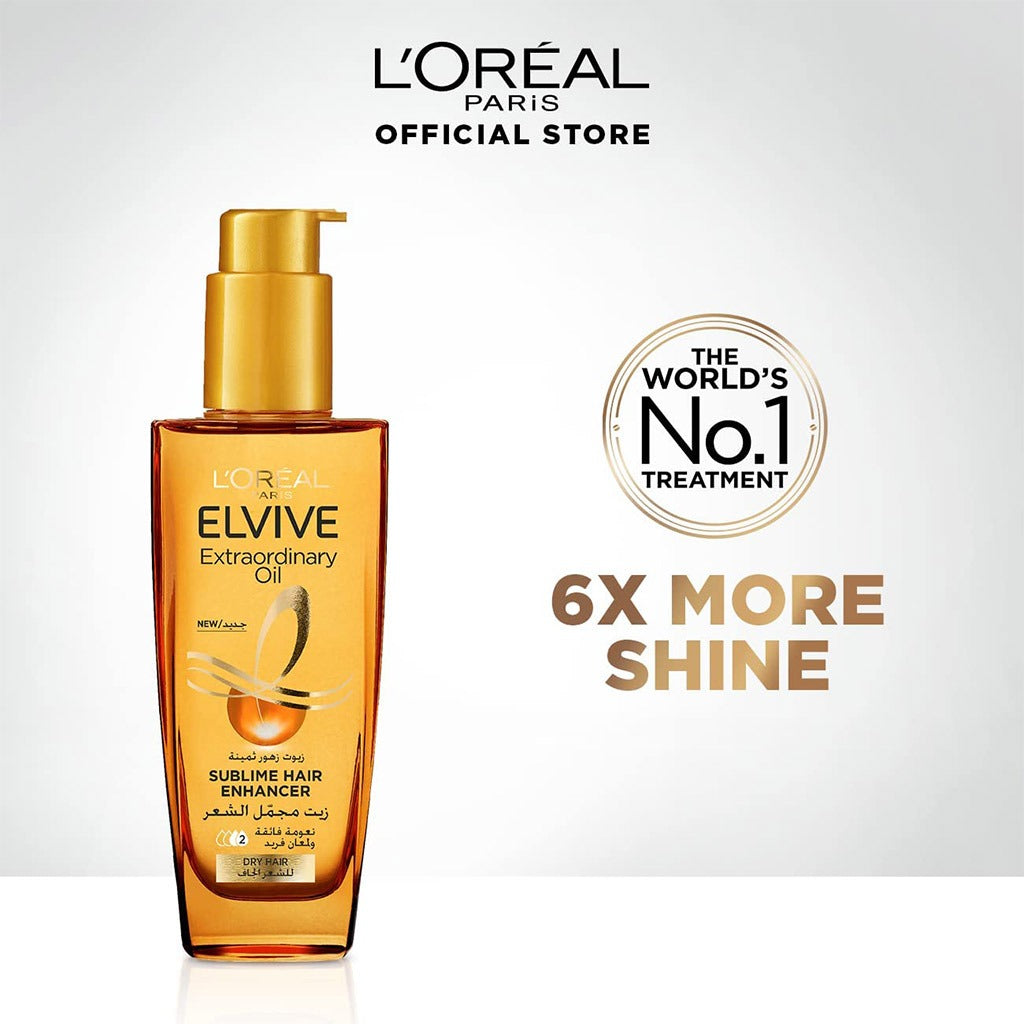 Loreal Paris Elvive Extraordinary Oil Sublime Hair Enhancer For Dry Hair 100ml - Easy Pharmacy LLC