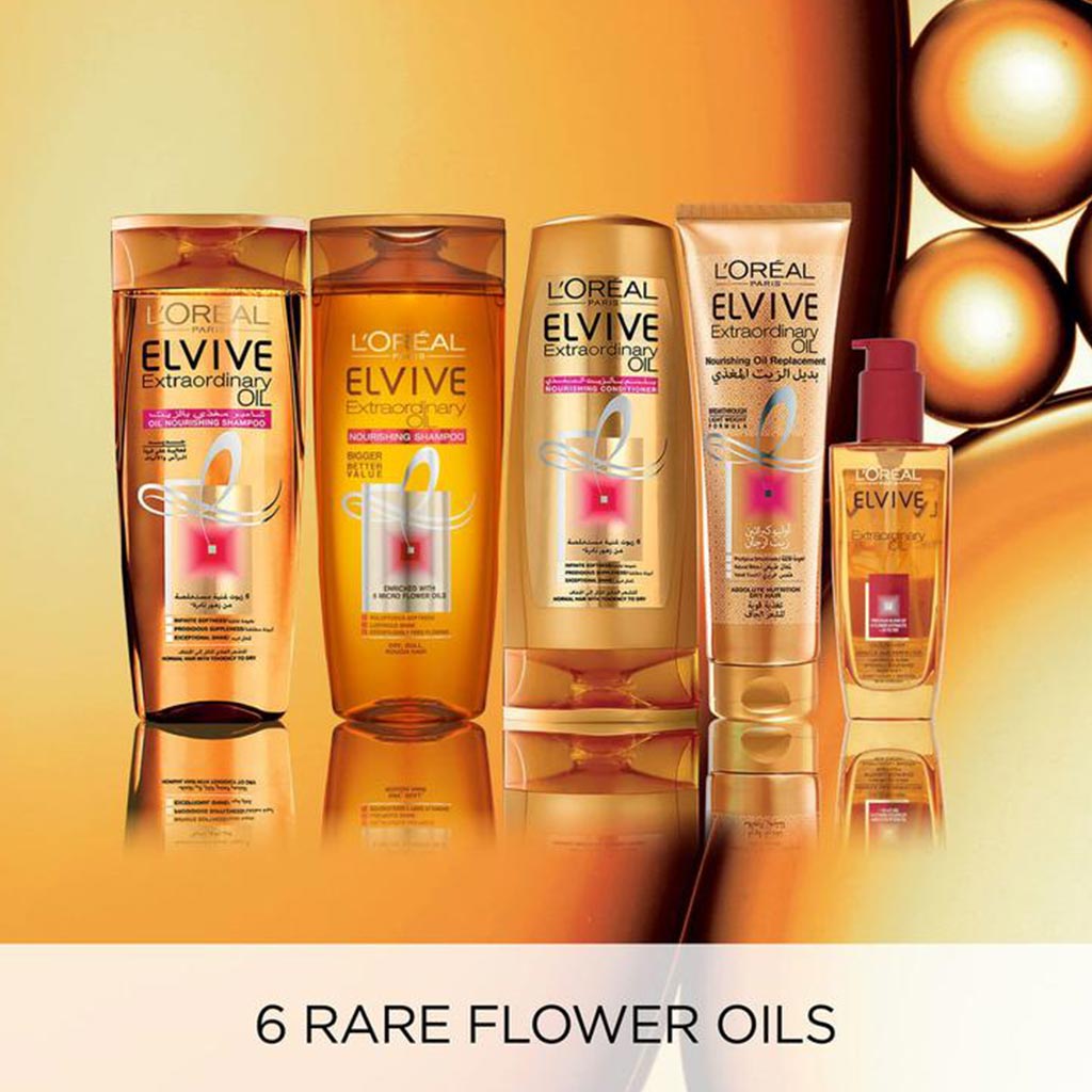 Loreal Paris Elvive Extraordinary Oil Nourishing Shampoo For Dry Hair 400ml - Easy Pharmacy LLC