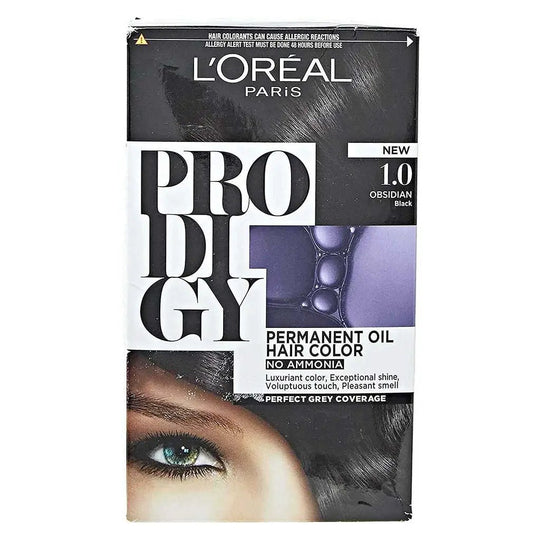 L'oreal Paris Prodigy Ammonia Free Permanent Oil Hair Color 1.0 Black