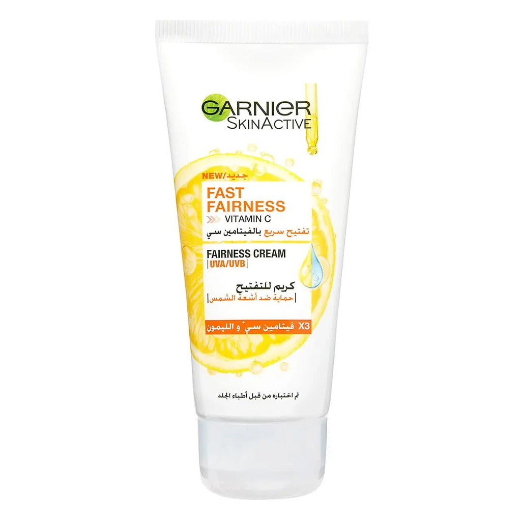 Garnier SkinActive Fast Fairness Day Cream With 3x Vitamin C & Lemon 100ml - Easy Pharmacy LLC