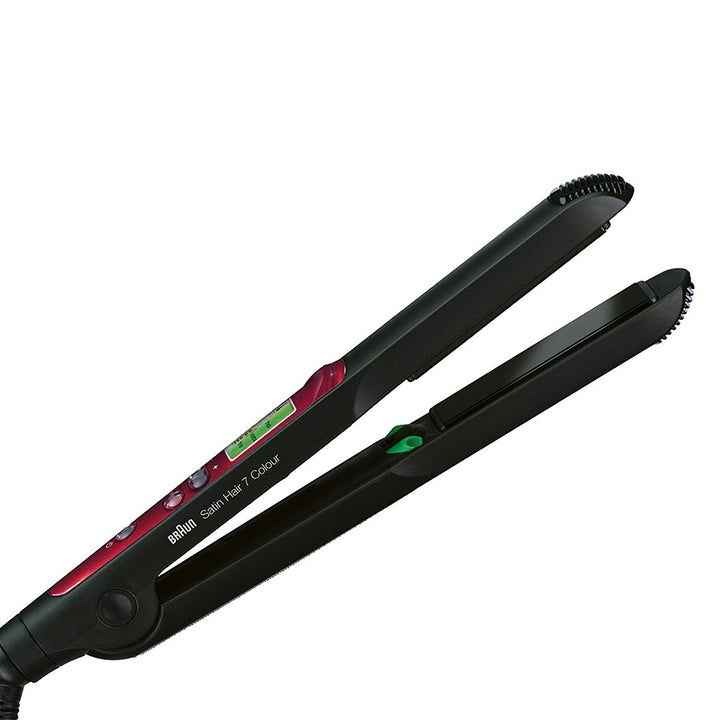 Braun Satin Hair 7 Hair Straightener With Color Saver And Iontec Technology Straightener ST750 - Easy Pharmacy LLC