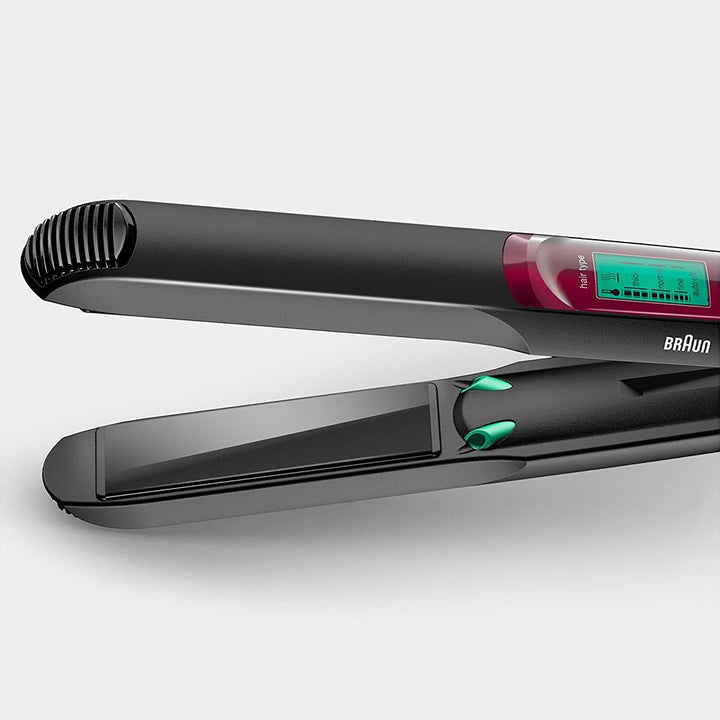 Braun Satin Hair 7 Hair Straightener With Color Saver And Iontec Technology Straightener ST750 - Easy Pharmacy LLC