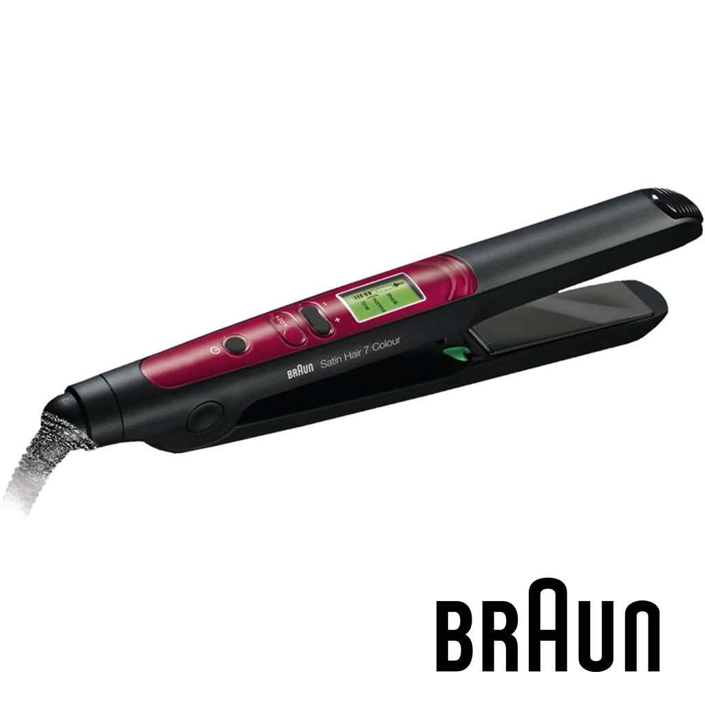 Braun Satin Hair 7 Hair Straightener With Color Saver And Iontec Technology Straightener ST750 - Easy Pharmacy LLC