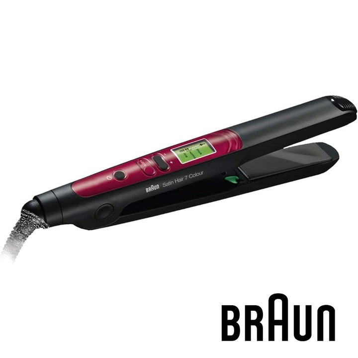 Braun Satin Hair 7 Hair Straightener With Color Saver And Iontec Technology Straightener ST750 - Easy Pharmacy LLC