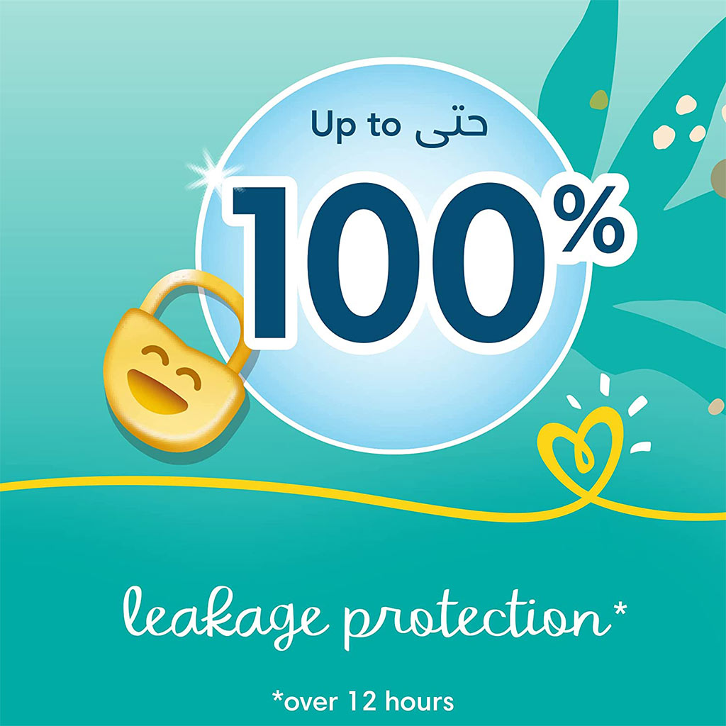 Pampers Baby-Dry Baby Diapers With Aloe Vera, Size 4+, 10-15Kg, Pack of 112's - Easy Pharmacy LLC