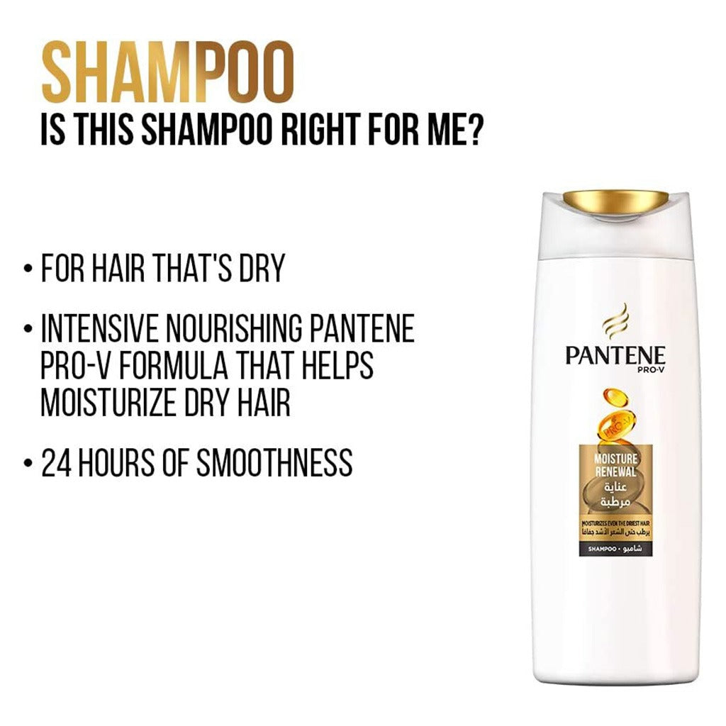 Pantene Pro-V Moisture Renewal Shampoo For Dry Hair 400ml - Easy Pharmacy LLC