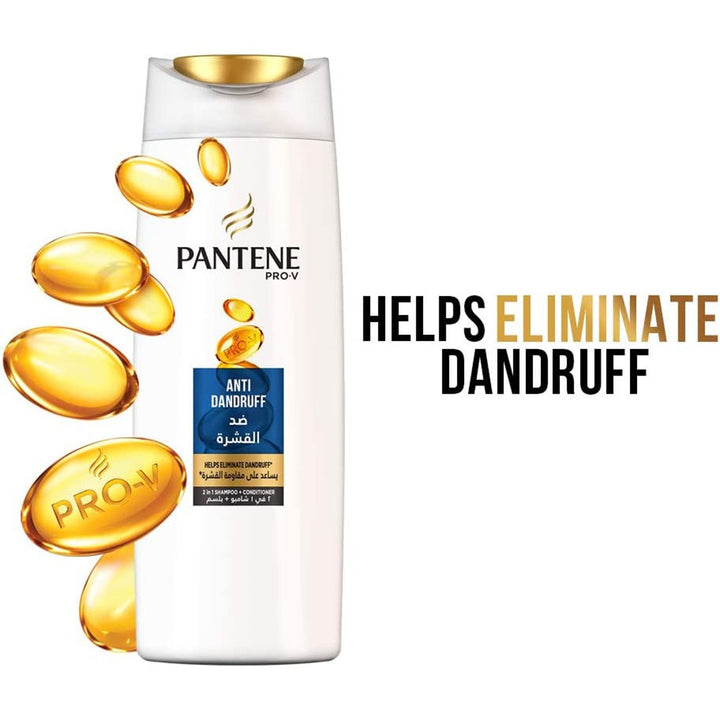 Pantene Pro-V Anti-Dandruff 2-In-1 Shampoo + Conditioner 400ml - Easy Pharmacy LLC
