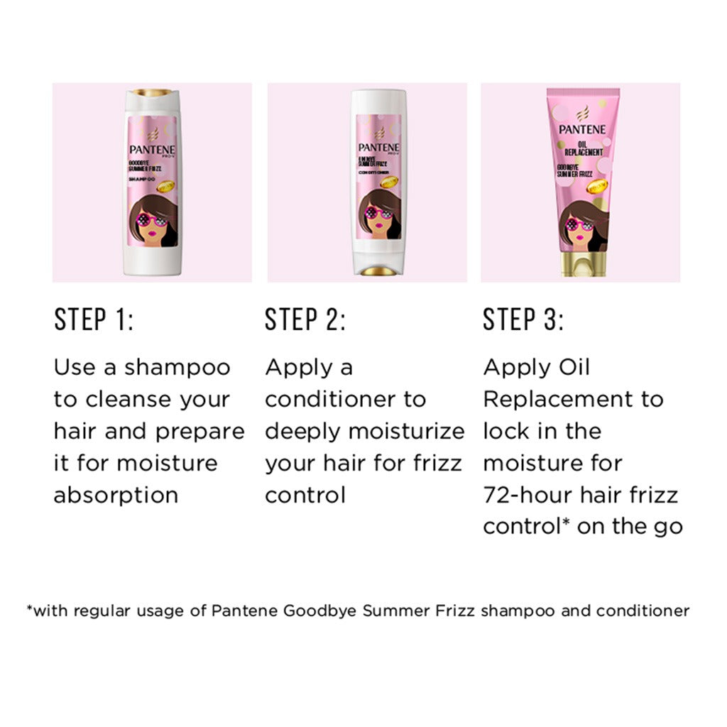 Pantene Pro-V Goodbye Summer Frizz Control Shampoo 600ml - Easy Pharmacy LLC