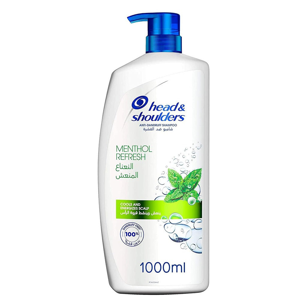 Head & Shoulders Menthol Refresh Anti-Dandruff Shampoo 1000ml - Easy Pharmacy LLC