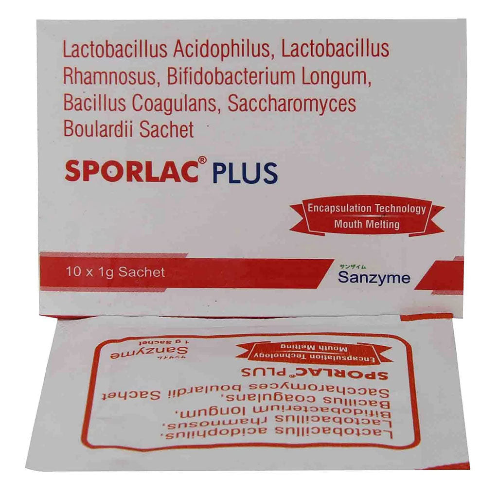 Sporlac Plus Probiotic Oral Powder Sachets 1g, Pack of 10's - Easy Pharmacy LLC