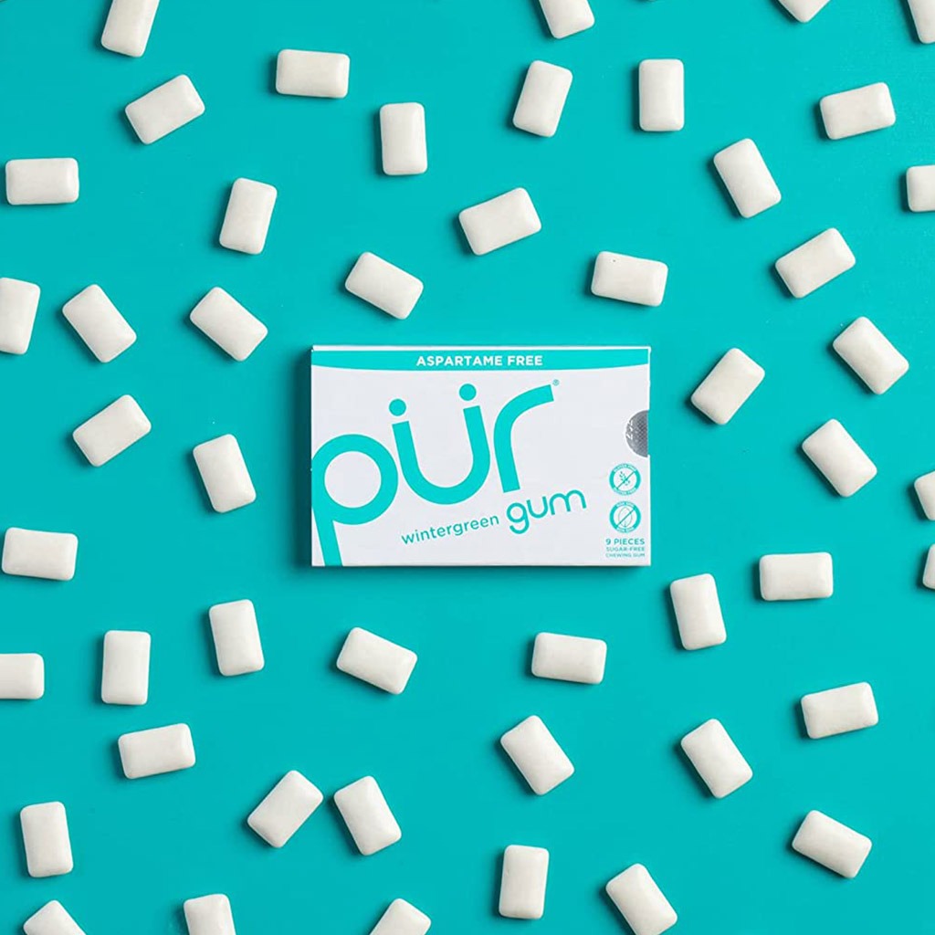 Pur Aspartame & Sugar Free Wintergreen Chewing Gum With Xylitol 9 Pieces - Easy Pharmacy LLC