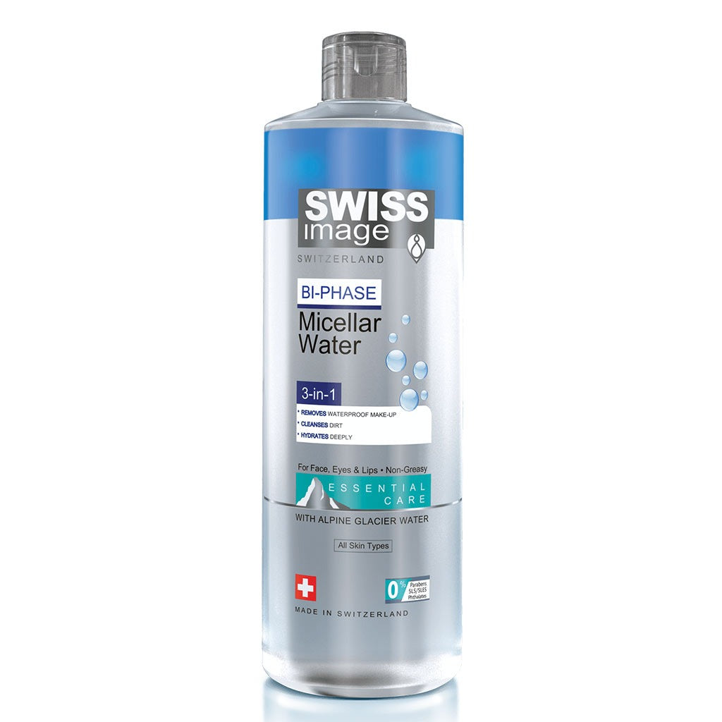 Swiss Image Essential Care Bi-Phase 3-In-1 Make-up Removing Micellar Water 400ml - Easy Pharmacy LLC