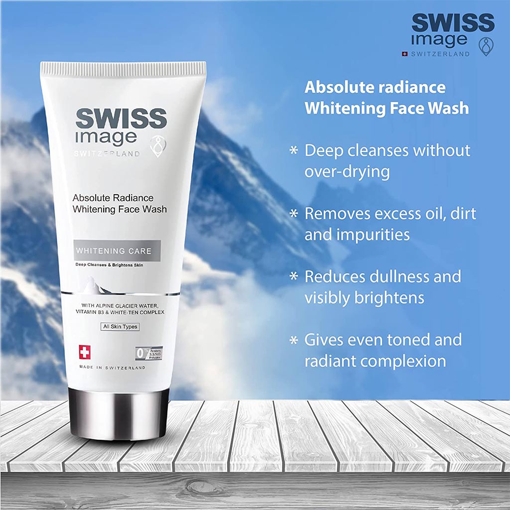 Swiss Image Whitening Care Absolute Radiance Face Wash For All Skin Types 200ml - Easy Pharmacy LLC