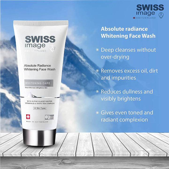 Swiss Image Whitening Care Absolute Radiance Face Wash For All Skin Types 200ml - Easy Pharmacy LLC