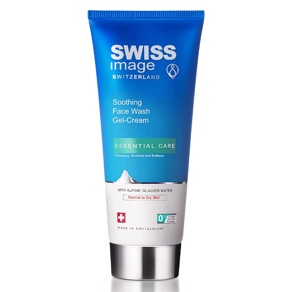 Swiss Image Essential Care Soothing Face Wash Gel-Cream For Normal To Dry Skin 200ml - Easy Pharmacy LLC