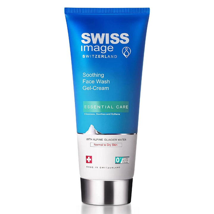 Swiss Image Essential Care Soothing Face Wash Gel-Cream For Normal To Dry Skin 200ml - Easy Pharmacy LLC